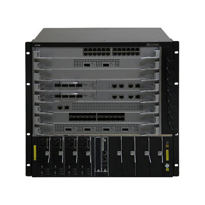 Оригинальный S7706 POE сетевой переключатель 4,32 Тбит / с Двойной основной источник питания