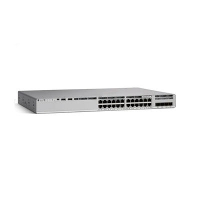 24-портный PoE 4x1G Uplink Switch серии C9200L-24P-4G-E 9200 с LACP и состоянием запасов