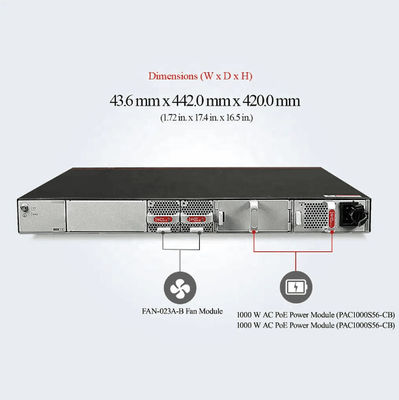 48*10/100/1000BASE-T Ethernet порты и 4*10GE SFP порты PoE Switch с функцией LACP