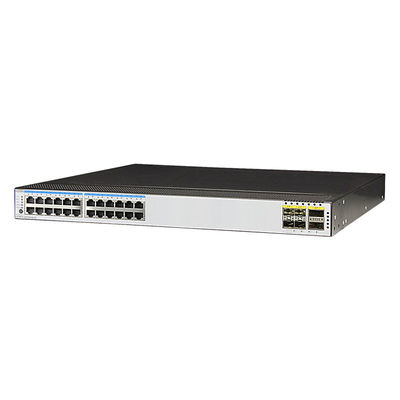 24-портный GE RJ45 4-портный 10G SFP 2-портный 40G QSFP переключатель с поддержкой VLAN и выхлопным вентилятором
