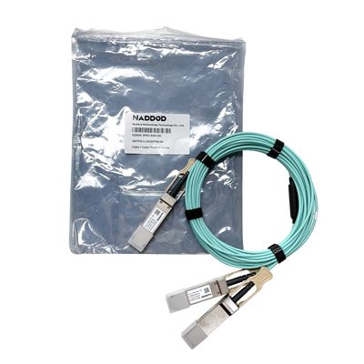 15m 200Gb/S 400Gb/S QSFP-DD IB HDR Активный оптический кабель AOC для Mellanox