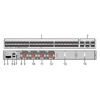 Сток 48 портов Гигабитный переключатель S6730-H48X6C 1U Шасси высоты сети оптический переключатель
