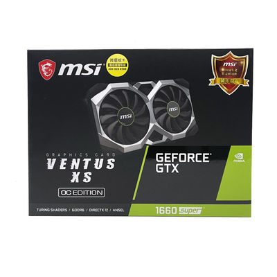 AMD чипсет MSI 1660 Карта сверх-ГПУ 6 ГБ Графические видеокарты 192 бит
