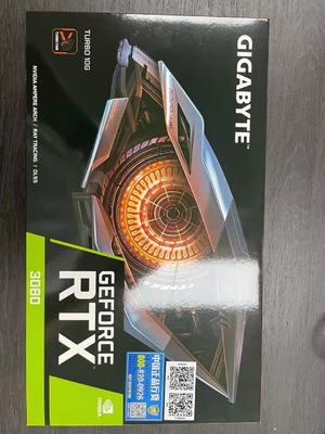 Карта с графическим процессором 1710Mhz Gigabyte GeForce RTX 3080 игровая видеокарта