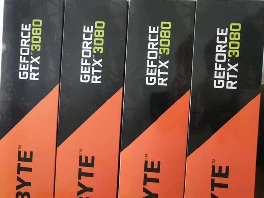 Карта с графическим процессором 1710Mhz Gigabyte GeForce RTX 3080 игровая видеокарта